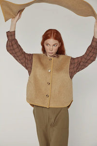 Amente Cashew Scarf Vest