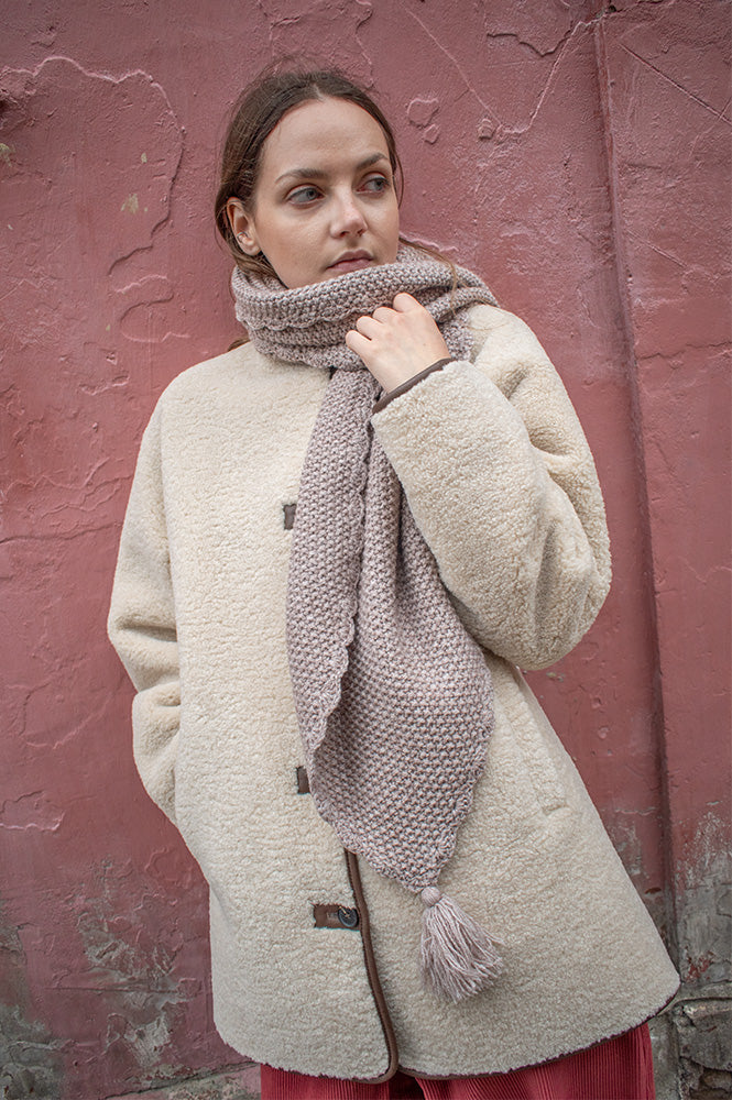 Louise Misha Pompon Ficelle Scarf - The Mercantile London