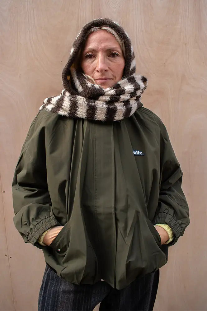 Object Milu Java Striped Scarf Balaclava