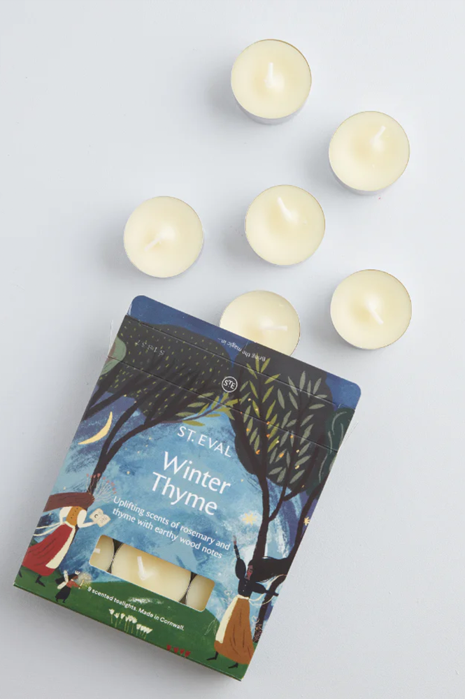 St. Eval Winter Thyme Scented Tealights - The Mercantile London