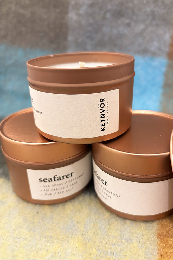 Keynvor Seafarer Travel Tin Candle