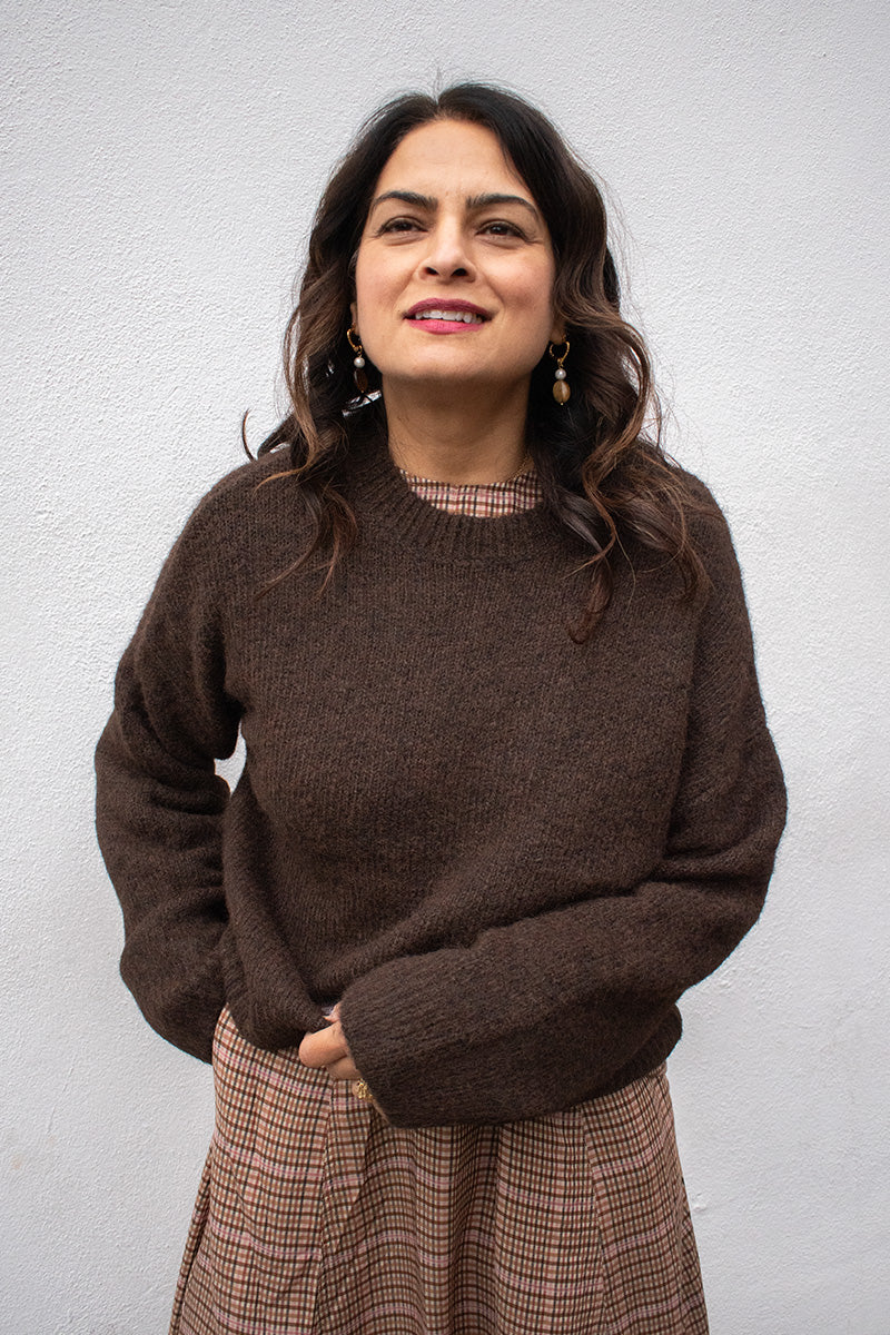 Object Saggia Seal Brown Jumper - The Mercantile London