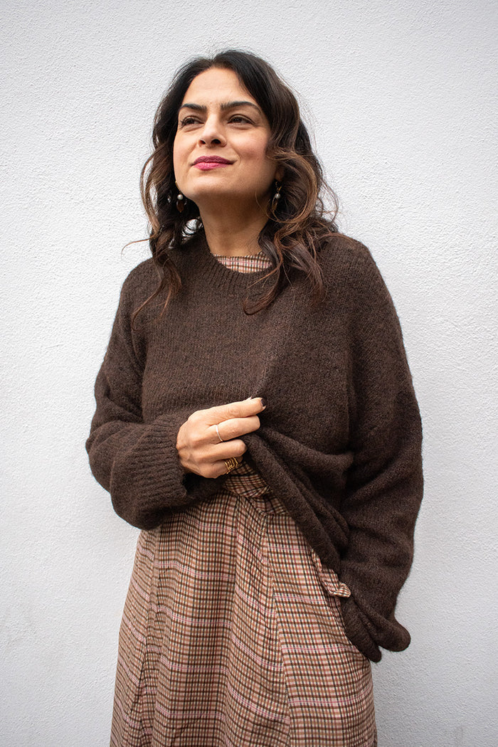 Object Saggia Seal Brown Jumper - The Mercantile London