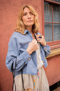 Sessùn Balanca Blue Denim Shirt - The Mercantile London