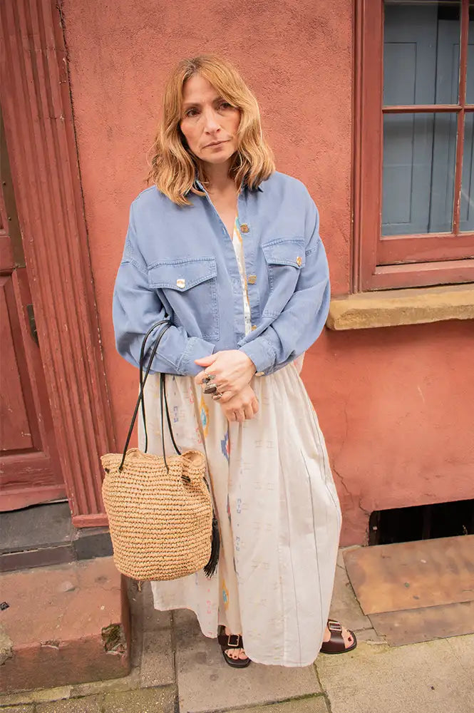 Sessùn Balanca Blue Denim Shirt - The Mercantile London