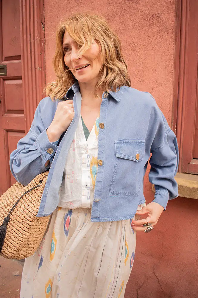 Sessùn Balanca Blue Denim Shirt - The Mercantile London