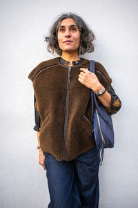 Sessùn Mounty Dark Earth Gilet - The Mercantile London