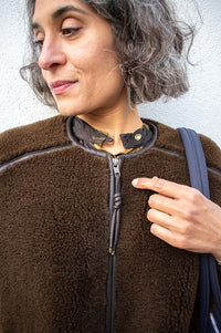 Sessùn Mounty Dark Earth Gilet - The Mercantile London