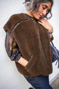 Sessùn Mounty Dark Earth Gilet - The Mercantile London