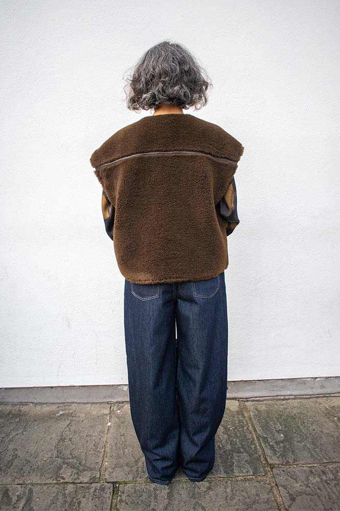 Sessùn Mounty Dark Earth Gilet - The Mercantile London