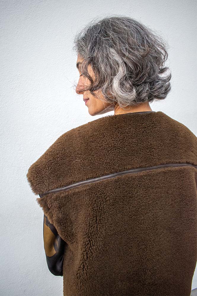 Sessùn Mounty Dark Earth Gilet - The Mercantile London