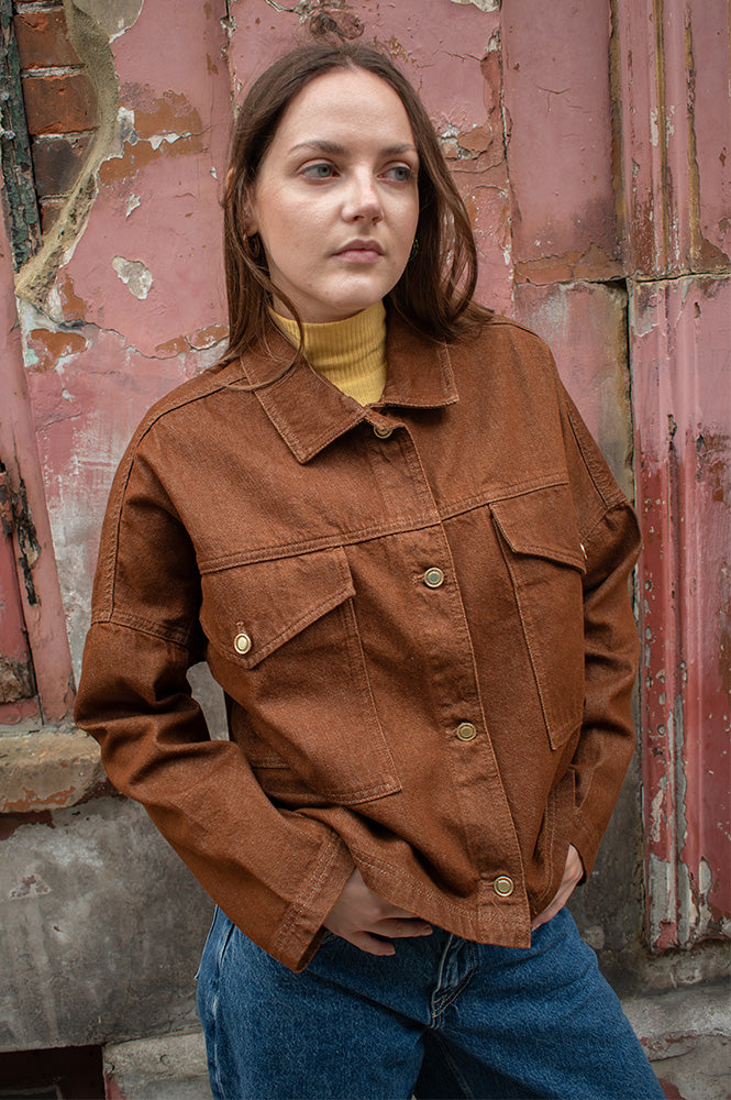Sessùn Midwest Toffee Denim Jacket - The Mercantile London