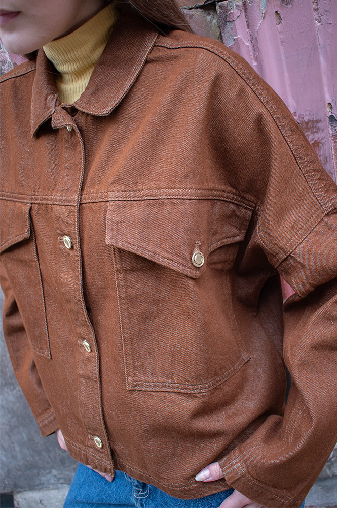 Sessùn Midwest Toffee Denim Jacket - The Mercantile London