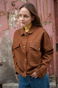 Sessùn Midwest Toffee Denim Jacket - The Mercantile London