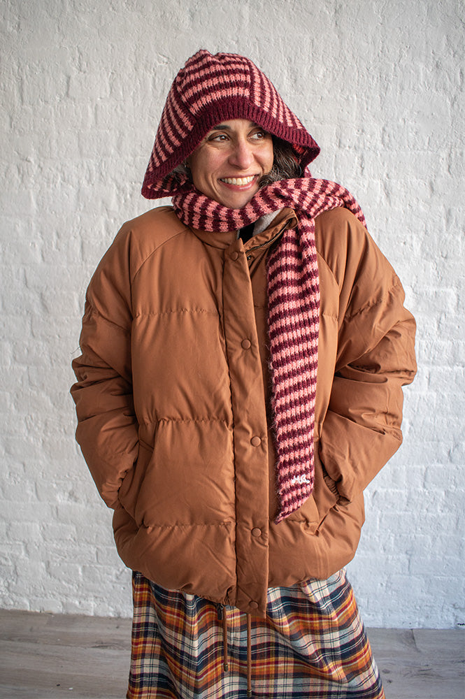 Sessùn Livingstone Chestnut Puffer Jacket - The Mercantile London