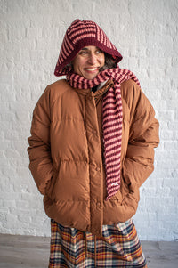 Sessùn Livingstone Chestnut Puffer Jacket - The Mercantile London