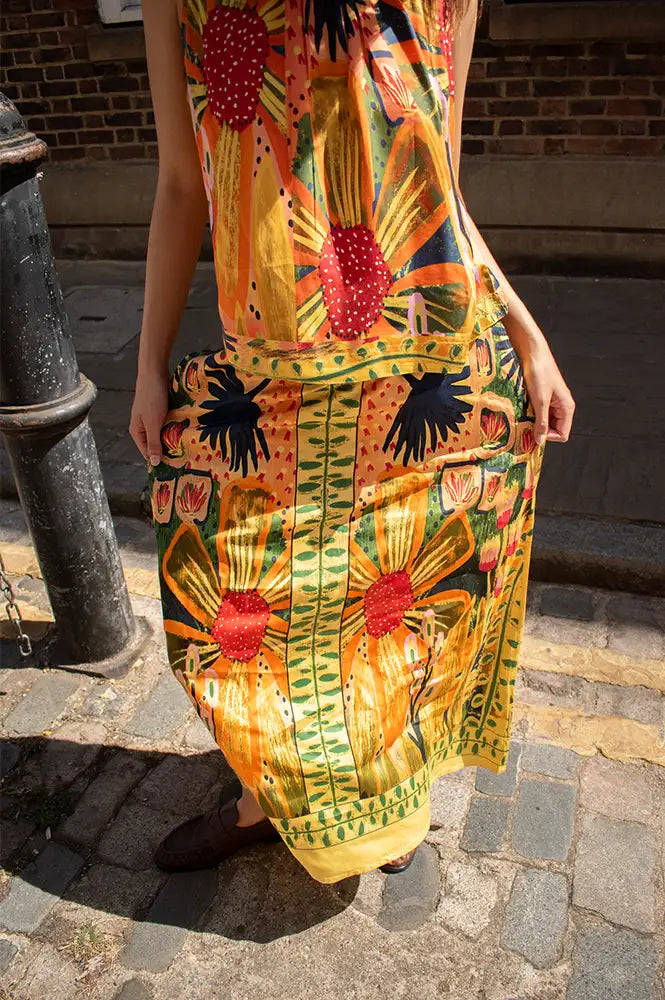 An'ge Robineta Matili Jaune Skirt