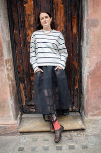 Baum Und Pferdgarten Sevara Black Sheer Skirt - The Mercantile London