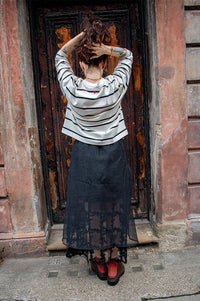 Baum Und Pferdgarten Sevara Black Sheer Skirt - The Mercantile London