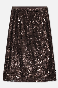 Baum Und Pferdgarten Shania Coffee Bean Brown Sequin Skirt