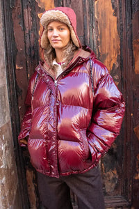 Lolly's Laundry Shelby Bordeaux Jacket