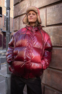 Lolly's Laundry Shelby Bordeaux Jacket