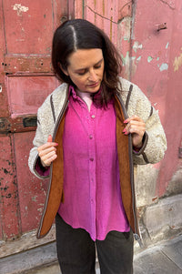 Bellerose Jina Natural Sherpa Jacket - The Mercantile London
