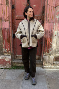 Bellerose Jina Natural Sherpa Jacket - The Mercantile London