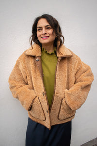 Object Sharri Reversible Teddy Jacket - The Mercantile London