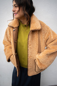 Object Sharri Reversible Teddy Jacket - The Mercantile London
