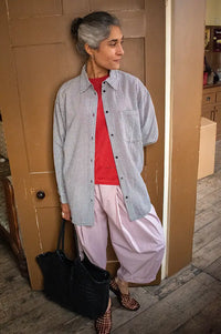 ICHI Feja Chicory Coffee Check Shirt
