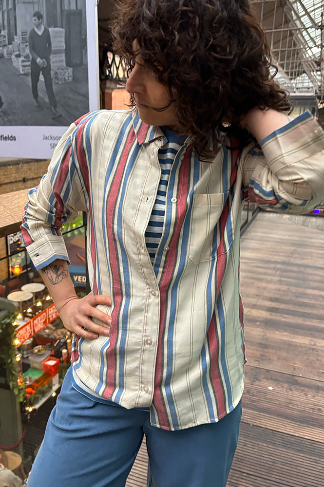 ICHI Fanni Striped Shirt