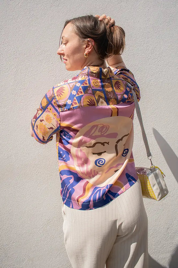 An'ge Shanone Patchwork Printed Shirt - The Mercantile London