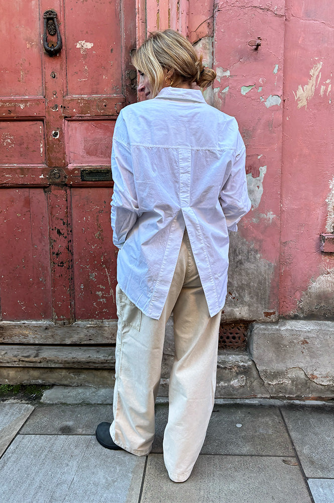 My Essential Wardrobe Sunna White Boxy Shirt