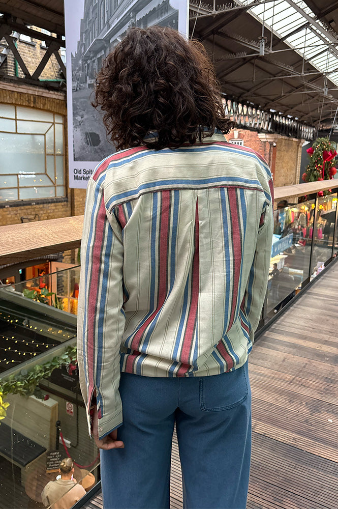 ICHI Fanni Striped Shirt - The Mercantile London