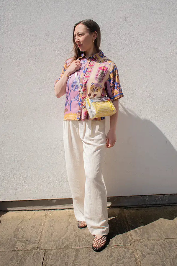 An'ge Shanone Patchwork Printed Shirt - The Mercantile London