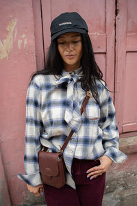 Nué Notes Montreal Navy Check Shirt - The Mercantile London