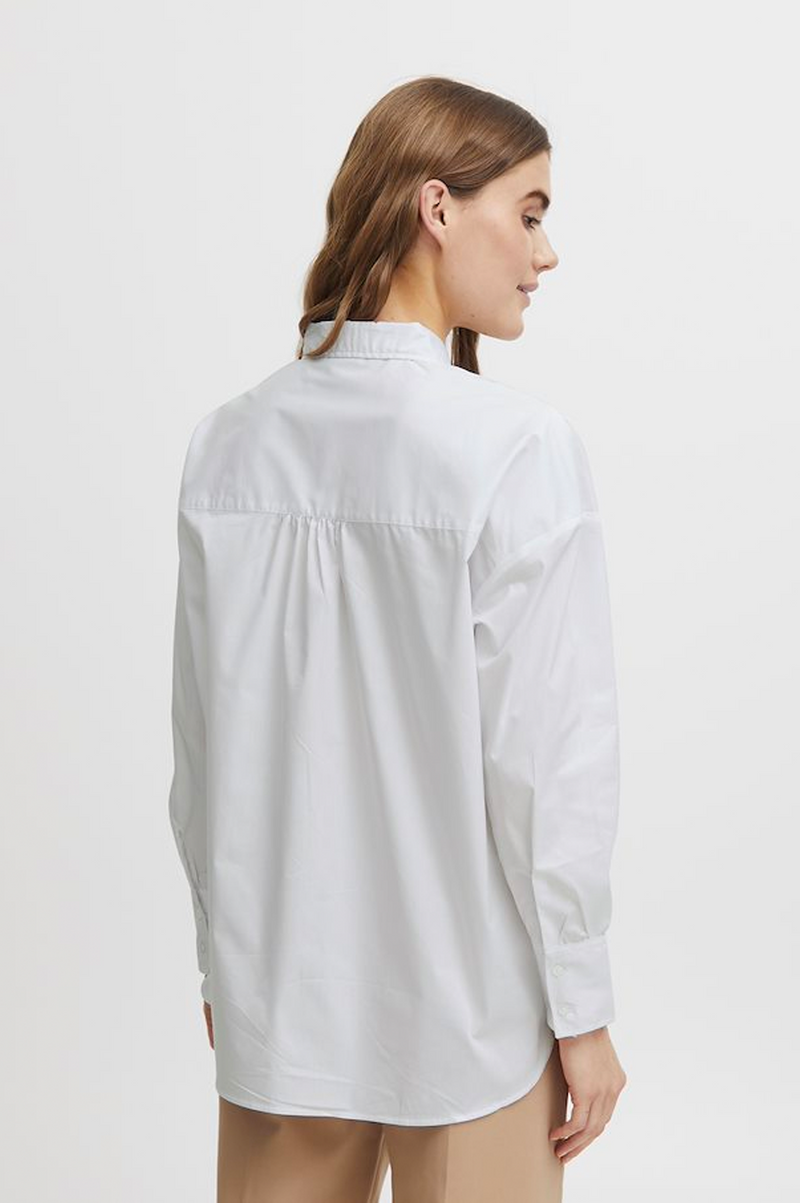 Fransa Zashirt White Shirt - The Mercantile London