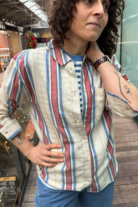 ICHI Fanni Striped Shirt