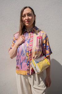 An'ge Shanone Patchwork Printed Shirt - The Mercantile London