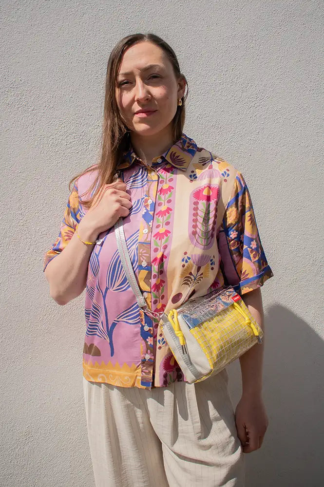 An'ge Shanone Patchwork Printed Shirt - The Mercantile London