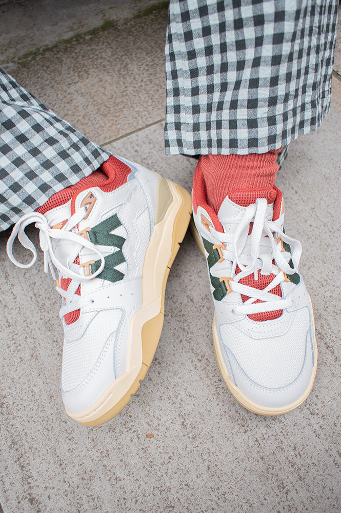 Karhu Fusion XT Blanc & Pineneedle Trainers - The Mercantile London