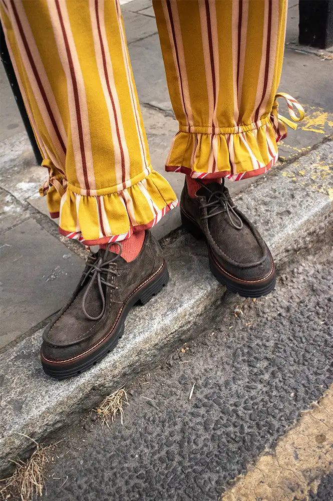 Bukela Sienna Mole Brown Suede Shoes
