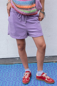 FRNCH Anah Lilac Shorts - The Mercantile London