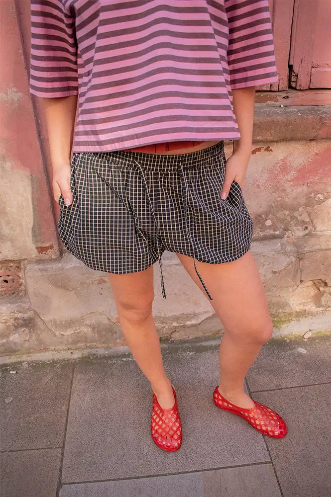 Bellerose Johnny Check A Shorts - The Mercantile London