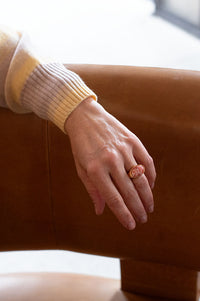 Shyla Serifos Rhodochrosite Ring - The Mercantile London