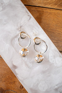 Shyla Layla Solid Ball Silver Earrings - The Mercantile London