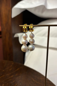 Shyla Renne Pearl  Earrings - The Mercantile London