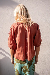 Emile Et Ida Deverly Sienna Blouse - The Mercantile London