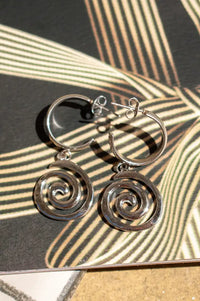 A Weathered Penny Astrid Silver Hoop
